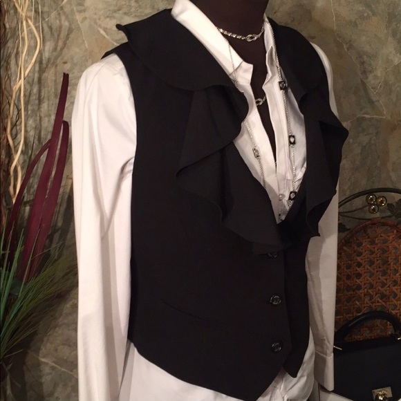 Ralph Lauren 🌹chaps stunning ruffled executive vest - Picture 6 of 12